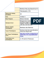 Modul Ajar Bahasa Indonesia - Membaca Kata Diawali Huruf 'B' - Fase A