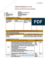 Sesión de Aprendizaje de DPCC - El Sujeto de Derecho