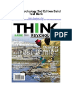 Think Psychology 2nd Edition Baird Test Bank