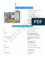 BIOSTAR Viotech 3100+ SPEC