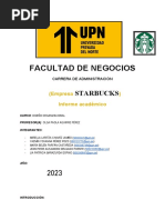 INFORME Starbucks