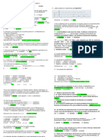 1er Examen Parcial de Bioquimica Ambiental 2023 1 Parte 2 Con Respuestas