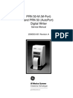 GE PRN50 Digital Writer - Service Manual