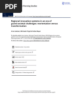 Regional Innovation Systems in An Era of Grand Societal Challenges Reorientation Versus Transformation