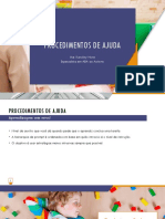 Procedimentos de Ajuda