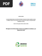 Convocatoria - Residuos Sólidos 2023 PUCV - PNUMA - AGCID