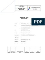 PRESSURE TEST Procedure