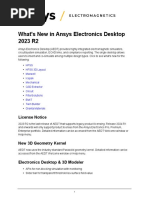 Whats New in Electronics Desktop