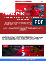 Error - Sportybet Balance Adder