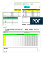 Learners Individual Record Card