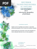 Recursos Tecnológicos para El Análisis Geográfico