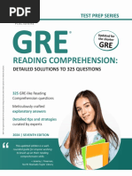 GRE Reading Comprehension - 2024 SAMPLE