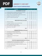 Negotiation-Mediation Score Sheets