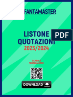 Listone Fantamaster 2023