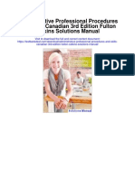 Administrative Professional Procedures and Skills Canadian 3rd Edition Fulton Calkins Solutions Manual