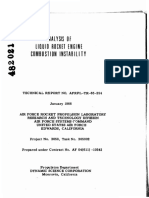 Analysis of Liquid Rokcet Engine Combustion Instability