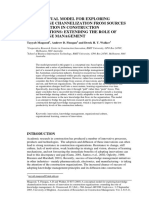 A Conceptual Model For Exploring Knowledge Channelization From Sources of Innovation in Construction Organizations