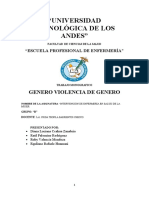 Monografia, Violencia de Genero