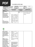 Planificación Unidad 3 Orientación