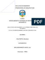 Aplicación Del Modelamiento y Los Sistemas de Información Geográfica