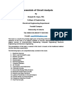 Fundamentals of Circuit Analysis