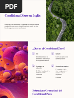 Exposicion de Ingles Sobre El Condicional Zero