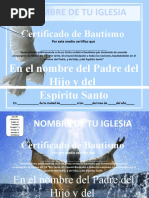 Certificados de Bautismo