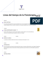 Línea Del Tiempo de La Fisioterapia Timeline - Timetoast Timelines