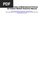 Fundamentals of Multinational Finance 5th Edition Moffett Solutions Manual