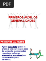 Primeros Auxilios Generalidades