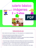 Vocabulario Basico 2-3 Años