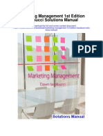 Marketing Management 1st Edition Iacobucci Solutions Manual