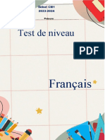 Evaluation Diagnostique Français CE1