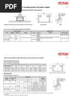 Hilti - Technical Data Sheet - CIC Mounting On Plate