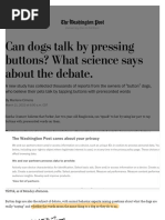 Can Dogs Talk by Pressing Buttons? What Science Says About The Debate.