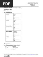 English Blog 2º Eso First Term