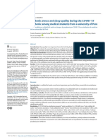 Academic Stress and Sleep Quality During The COVID-19 Pandemic Among Medical Students From A University of Peru