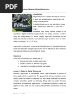 Chapter I Review of Basics of Digital Electronics