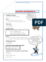 Productos Notables 2 para Quinto de Secundaria