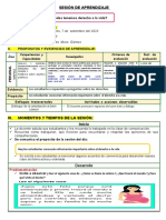 Sesión 07 Derecho A La Vida Setiembre de Aprendizaje