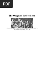 The Origin of The Steelpan