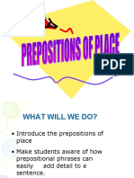 Prepositions of Place