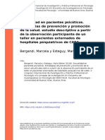 Bergandi, Marcela y Esteguy, Maria Belen (2018) - Sexualidad en Pacientes Psicóticos. Estrategias de Prevención y Promoción de La Salu (... )