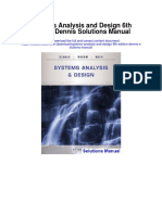 Systems Analysis and Design 6th Edition Dennis Solutions Manual