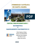 Compendio de Matematica y Razoanmiento Matematico II