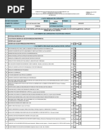 Actualizado Formato Lista de Chequeo