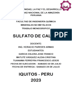 Sulfato de Calcio