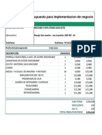 Presupuesto Rocano Cesar