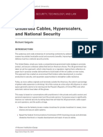 Undersea Cables, Hyperscalers, and National Security