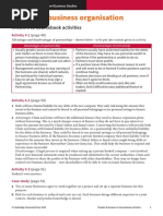 IGCSE-OL - Bus - CH - 4 - Answers To CB Activities